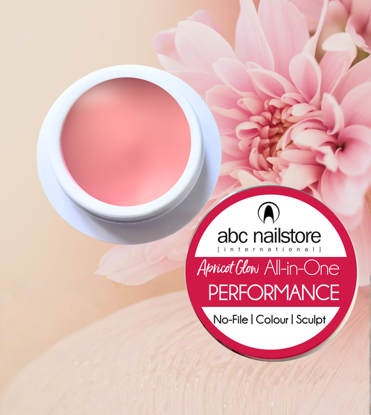 abc nailstore Gel PERFORMANCE Tutto-in-Uno, 15 g Apricot Glow Art.2115