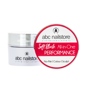 abc nailstore Gel PERFORMANCE Tutto-in-Uno, 100 g Soft Blush Art.2116-100