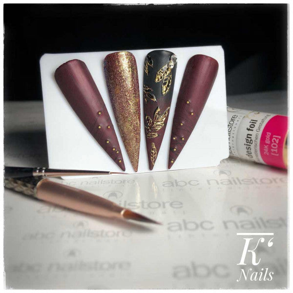 Designfoil 24K Gold, 1 x 40cm, Breite 4cm. Art.8810-102