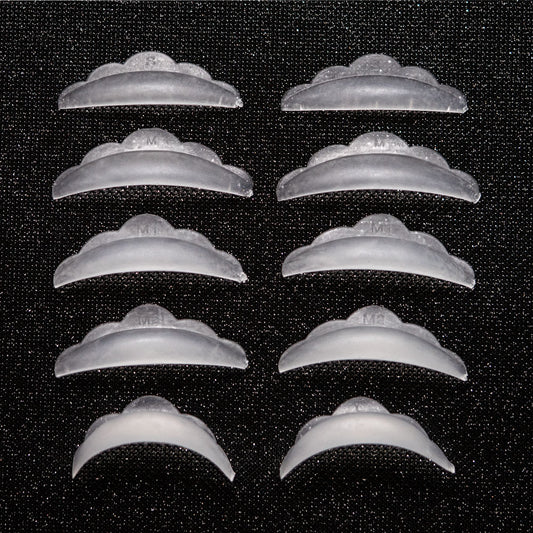 adessa lash lifting silikonpads, gemischte größen S, M, M1, M2, L, 5 paar Art.11010-MIX