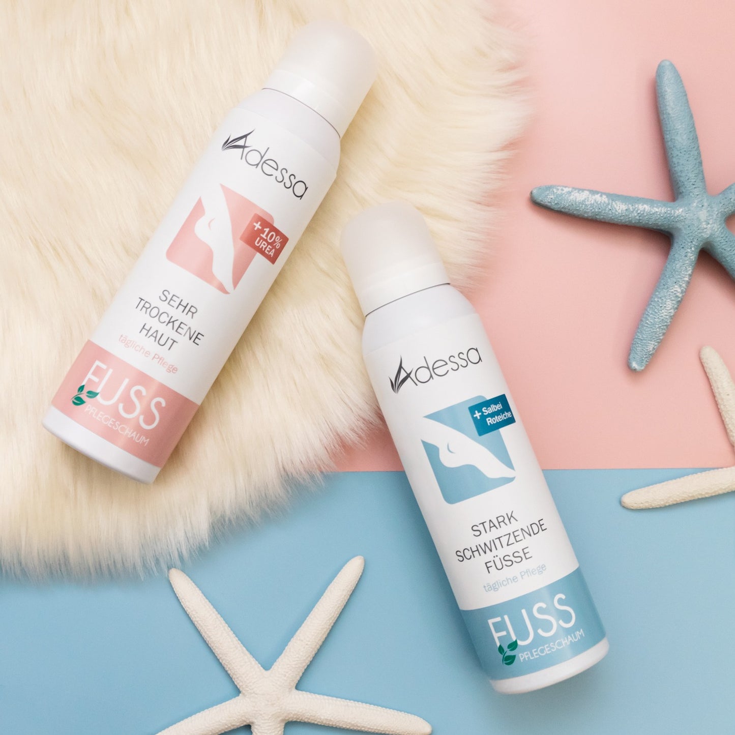 abc nailstore veganer Fuss-Schaum anti-transpirant zur Fußschweißreduzierung, 150ml. Art.17007