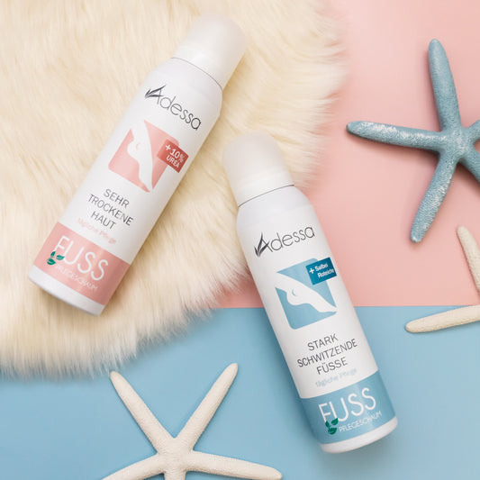 abc nailstore veganer Fuss-Schaum anti-transpirant zur Fußschweißreduzierung, 150ml. Art.17007