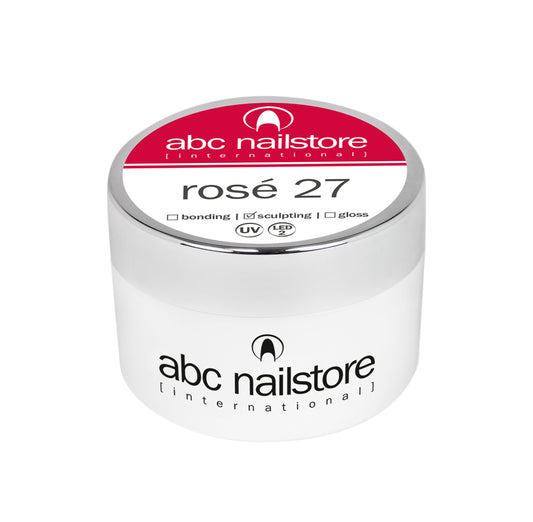 abc nailstore Modellagegel 27 rosé, 100gr. Art.2509-100