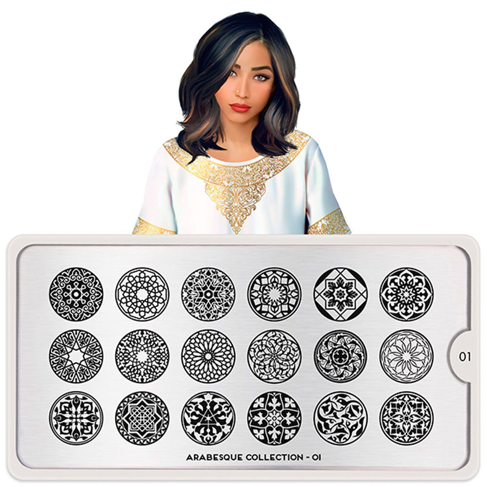 MoYou-London Collezione Schablone Arabesque 01 Art.MPARA01