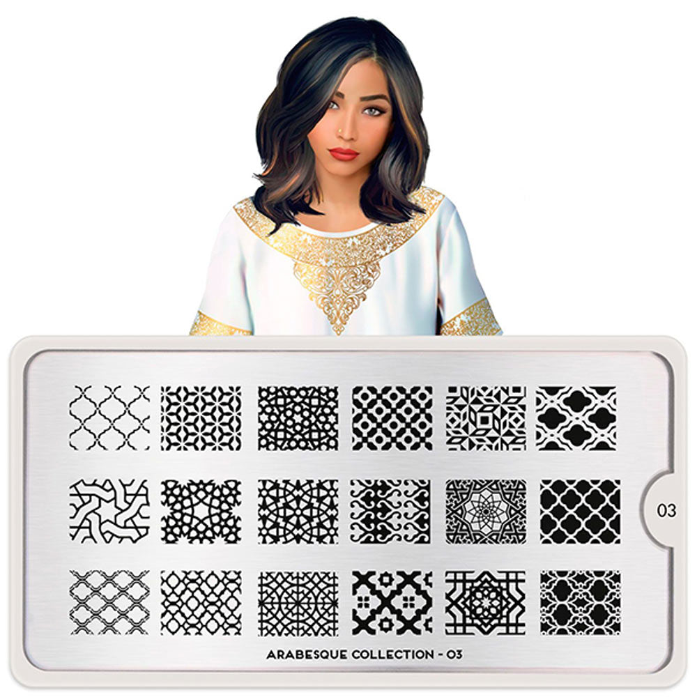 MoYou-London Collezione Schablone Arabesque 03 Art.MPARA03