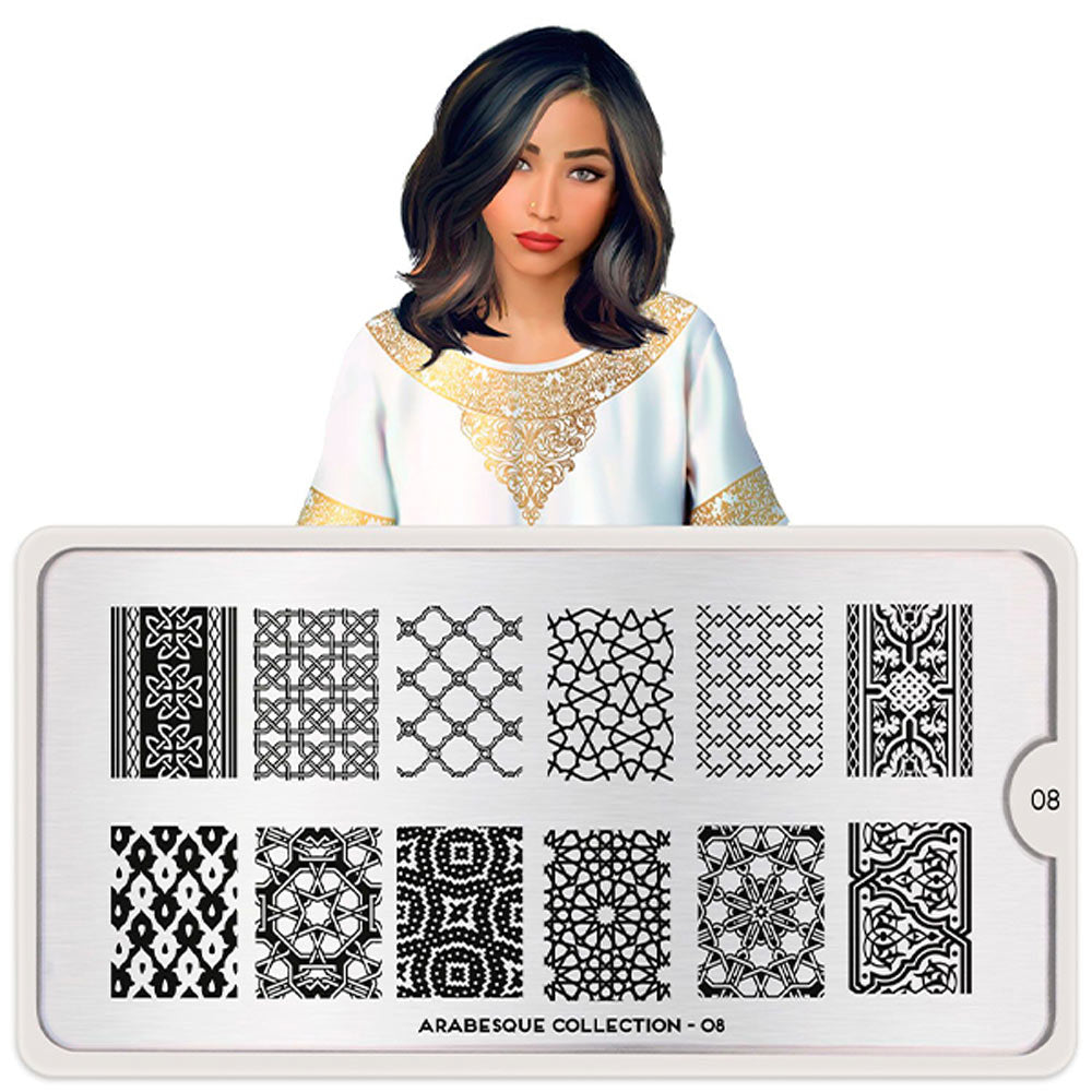 MoYou-London Collezione Schablone Arabesque 08 Art.MPARA08