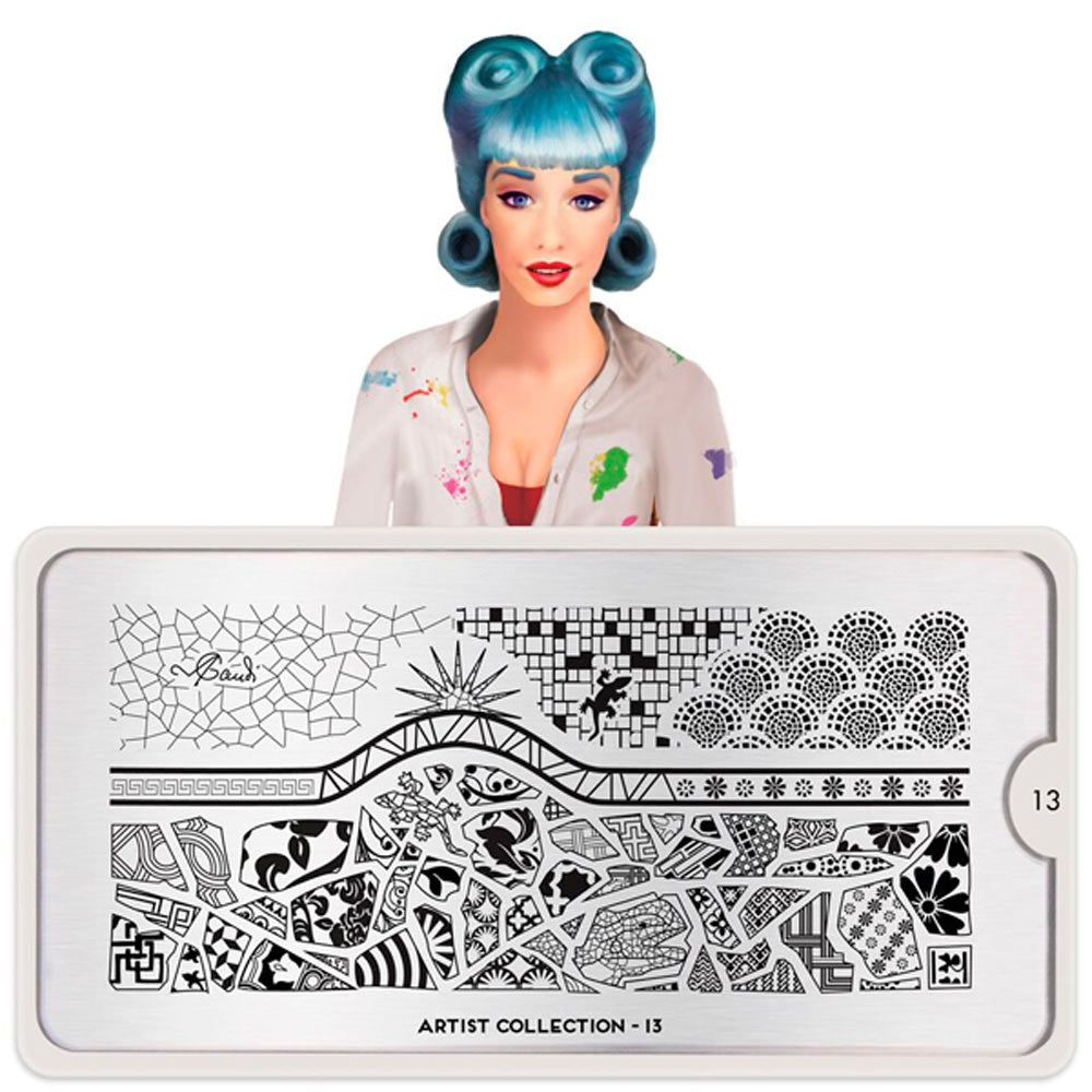 MoYou-London Schablone The Artist Collection 13 Art.MPART13