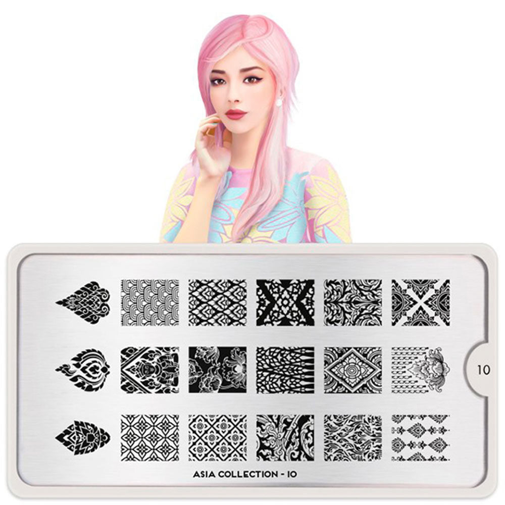 MoYou-Londra Schablone Collezione Asia 10 Art.MPASI10