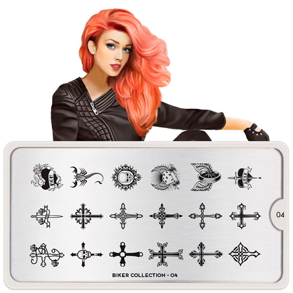 MoYou-Londra Schablone Biker Collection 04 Art.MPBIK04