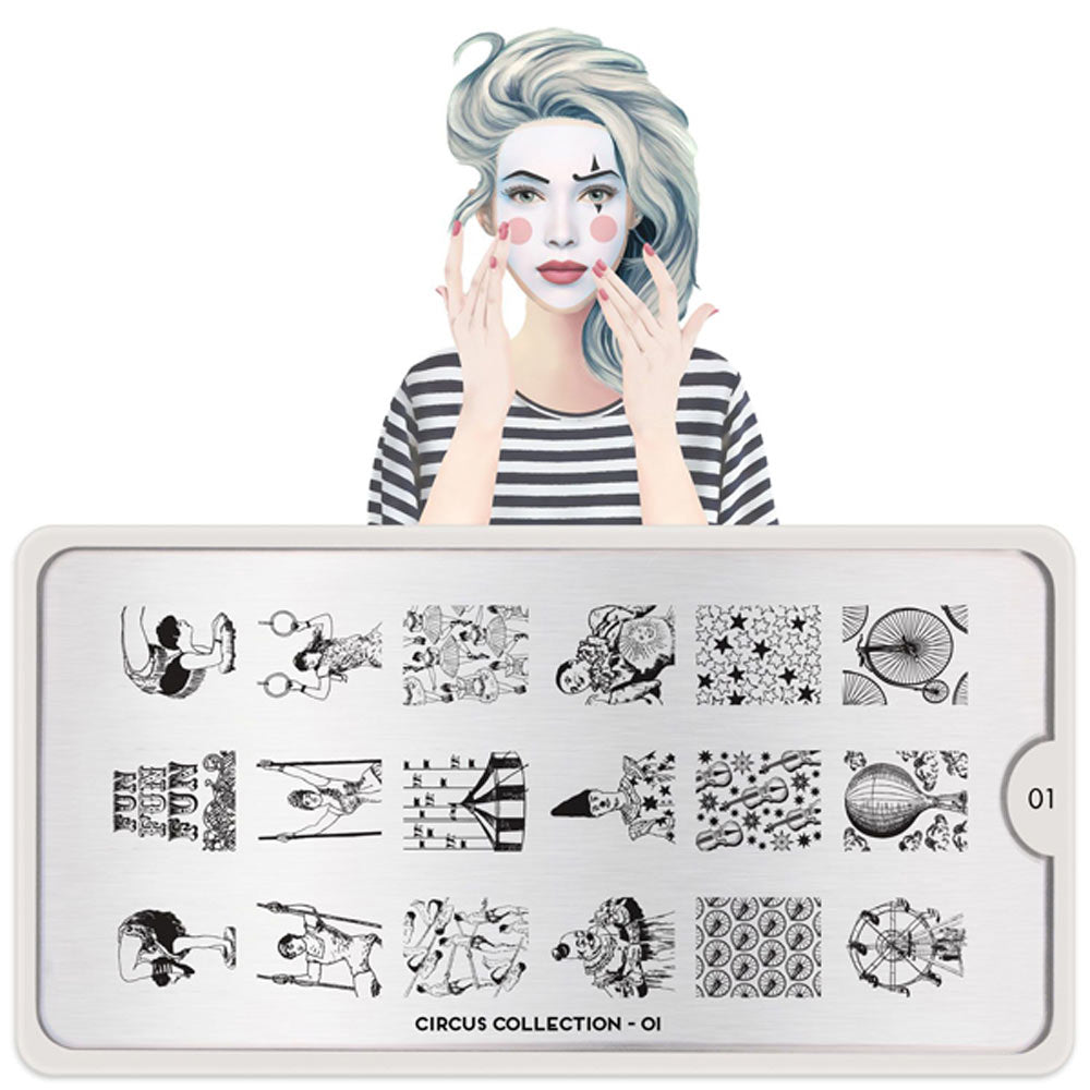 MoYou-London Collezione Schablone Circus 01 Art.MPCIR01