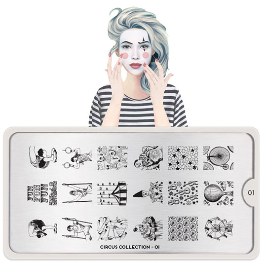 MoYou-London Collezione Schablone Circus 01 Art.MPCIR01