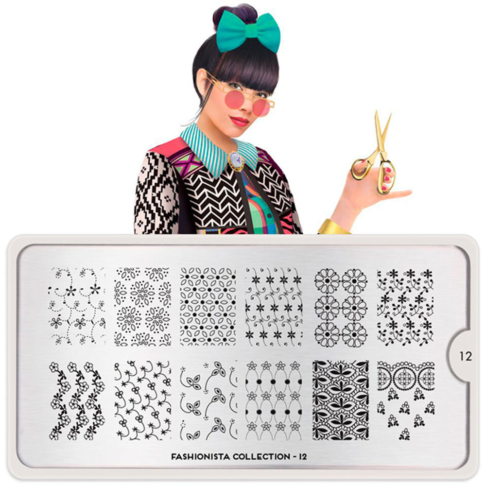 MoYou-London Schablone Fashionista Collezione 12 Art.MPFAS12