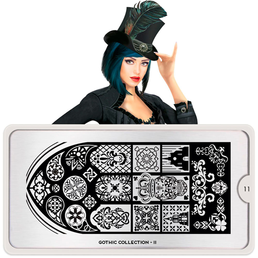 MoYou-London Collezione Schablone Gothic 11 Art.MPGOT11