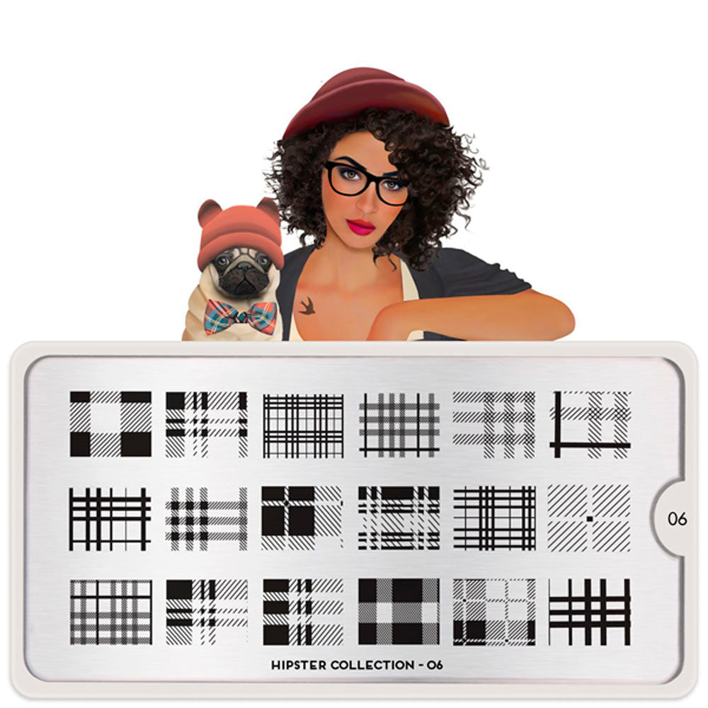 MoYou-London Collezione Schablone Hipster 06 Art.MPHIP06