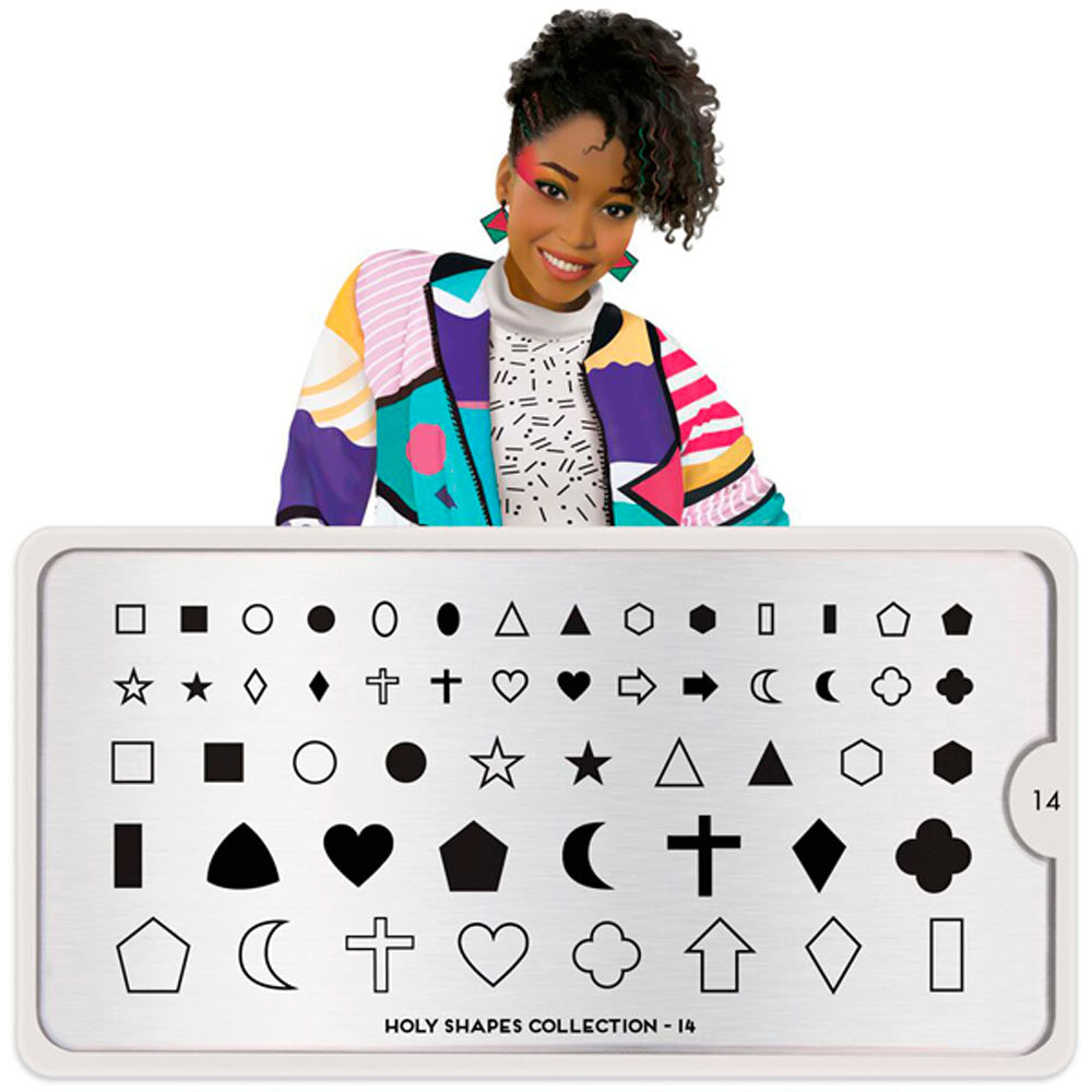 MoYou-London Schablone Collezione Holy Shapes 14 Art.MPHOL14