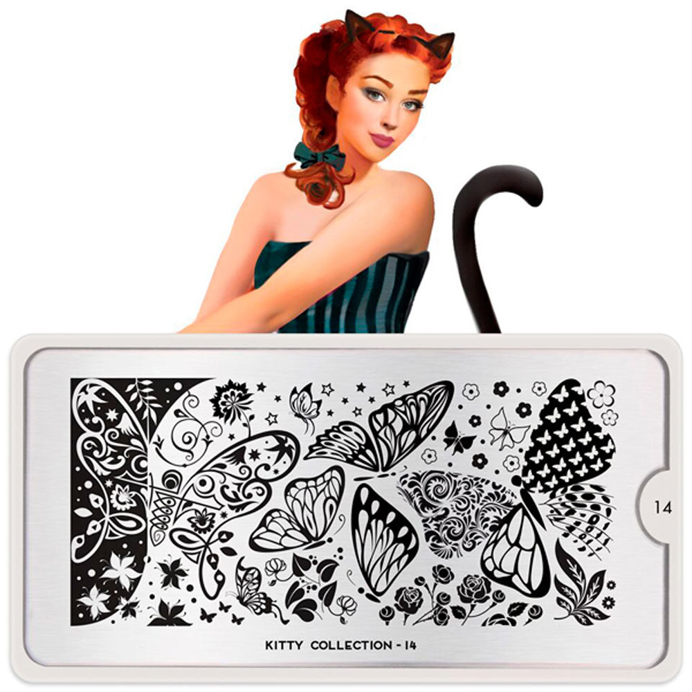 MoYou-Londra Schablone Kitty Collezione 14 Art.MPKIT14