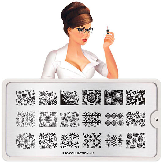 MoYou-London Schablone Pro Collezione 15 Art.MPPRO15