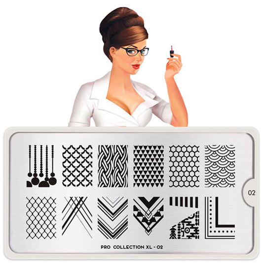MoYou-Londra Schablone Pro XL Collezione 02 Art.MPPXL02