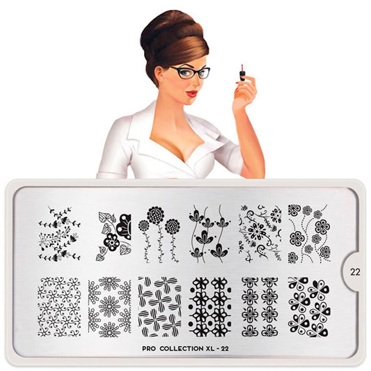 MoYou-Londra Schablone Pro XL Collezione 22 Art.MPPXL22