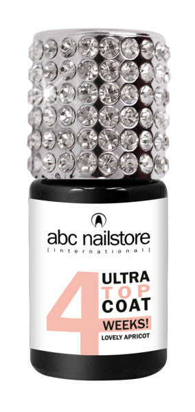 abc 3DLAC  4WEEKS Ultra Top Coat "lovely apricot", 8ml. Art.8026-07A