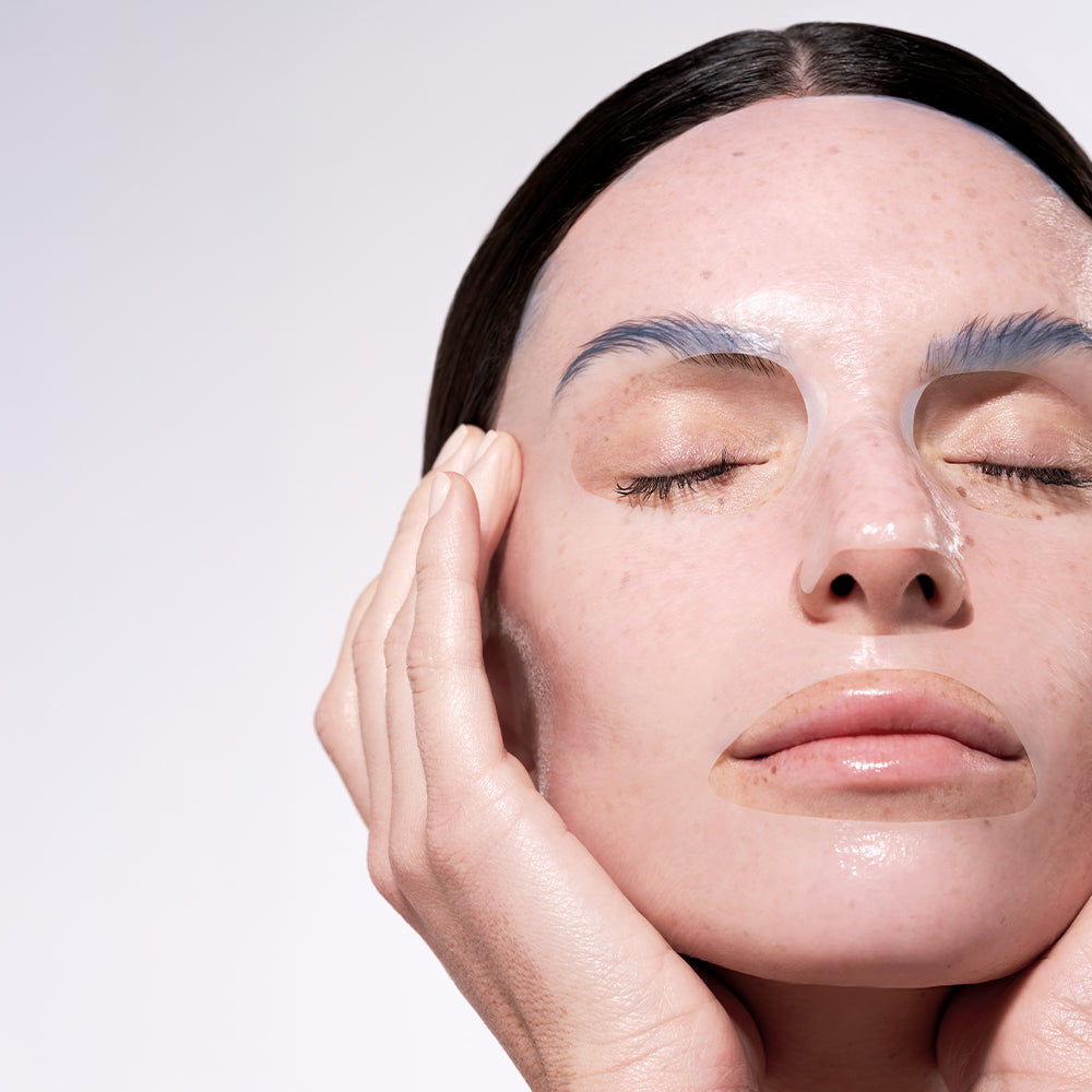 Maschera post-trattamento in bio-cellulosa al collagene 25 ml.