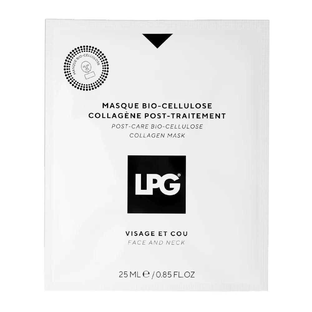 Maschera post-trattamento in bio-cellulosa al collagene 25 ml.