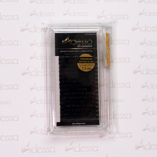 L-Curl, 0,15 / 13mm Adessa Silk Lashes premium intense black Art.10054-16-1513