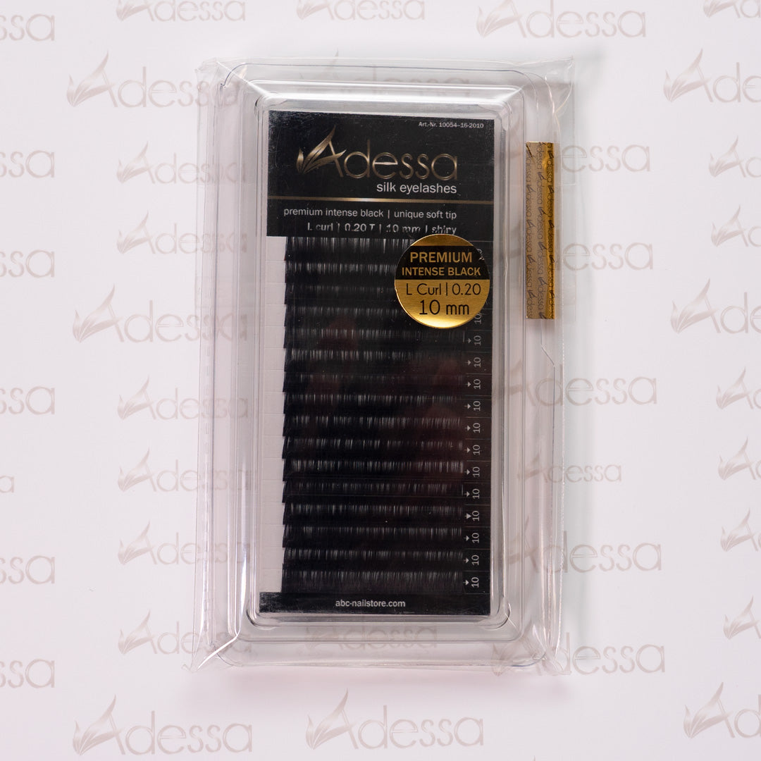 L-Curl, 0,20/10mm Adessa Silk Lashes premium intense black Art.10054-16-2010