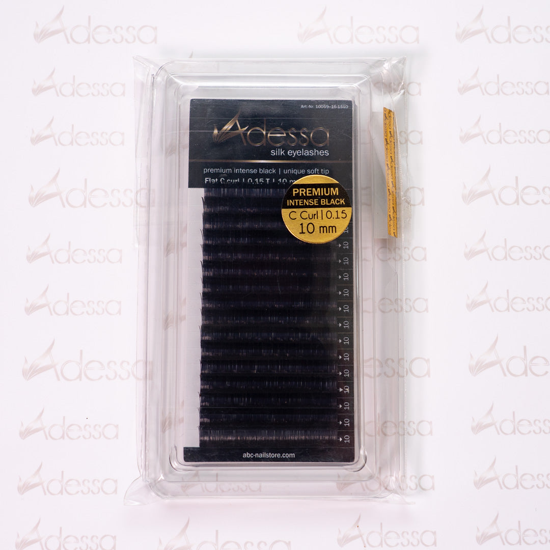 C-Curl, 0,15 / 10mm Adessa Silk Lashes premium flat Art.10059-16-1510