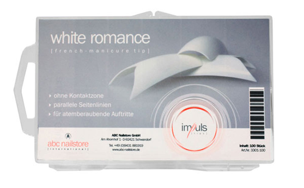 impulso white romance, scatola con 100 pezzi Art.3301-100