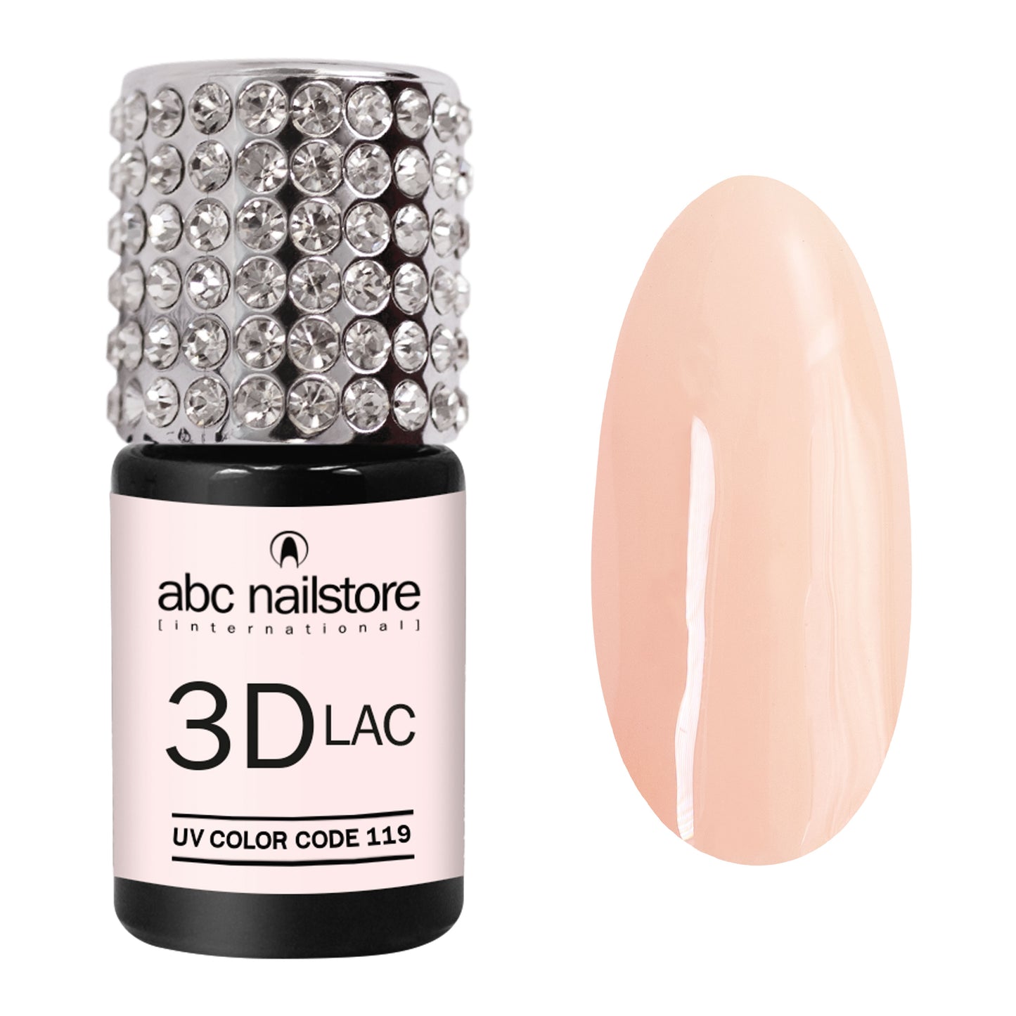 abc nailstore 3DLAC I got nude #119, 8 ml Art.8026-119