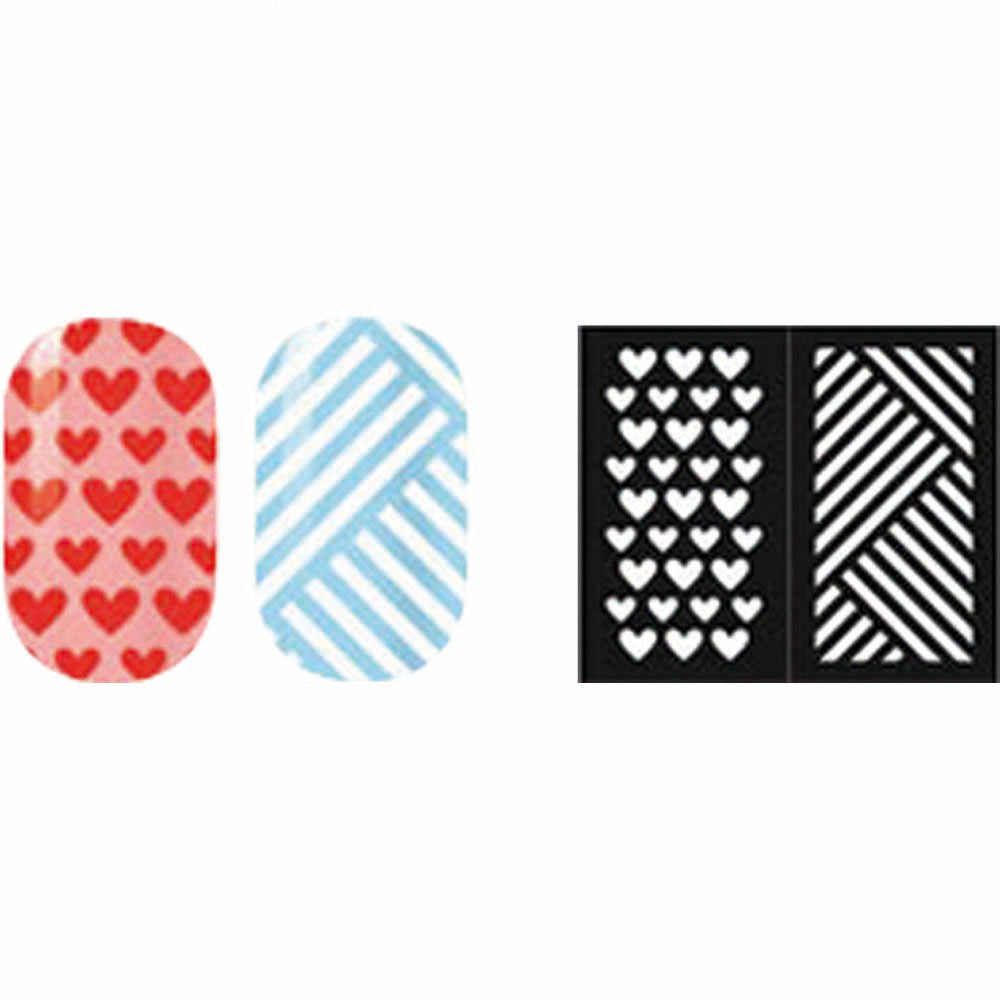 abc nailstore artist adds design stencils #101 - Art.8814-101