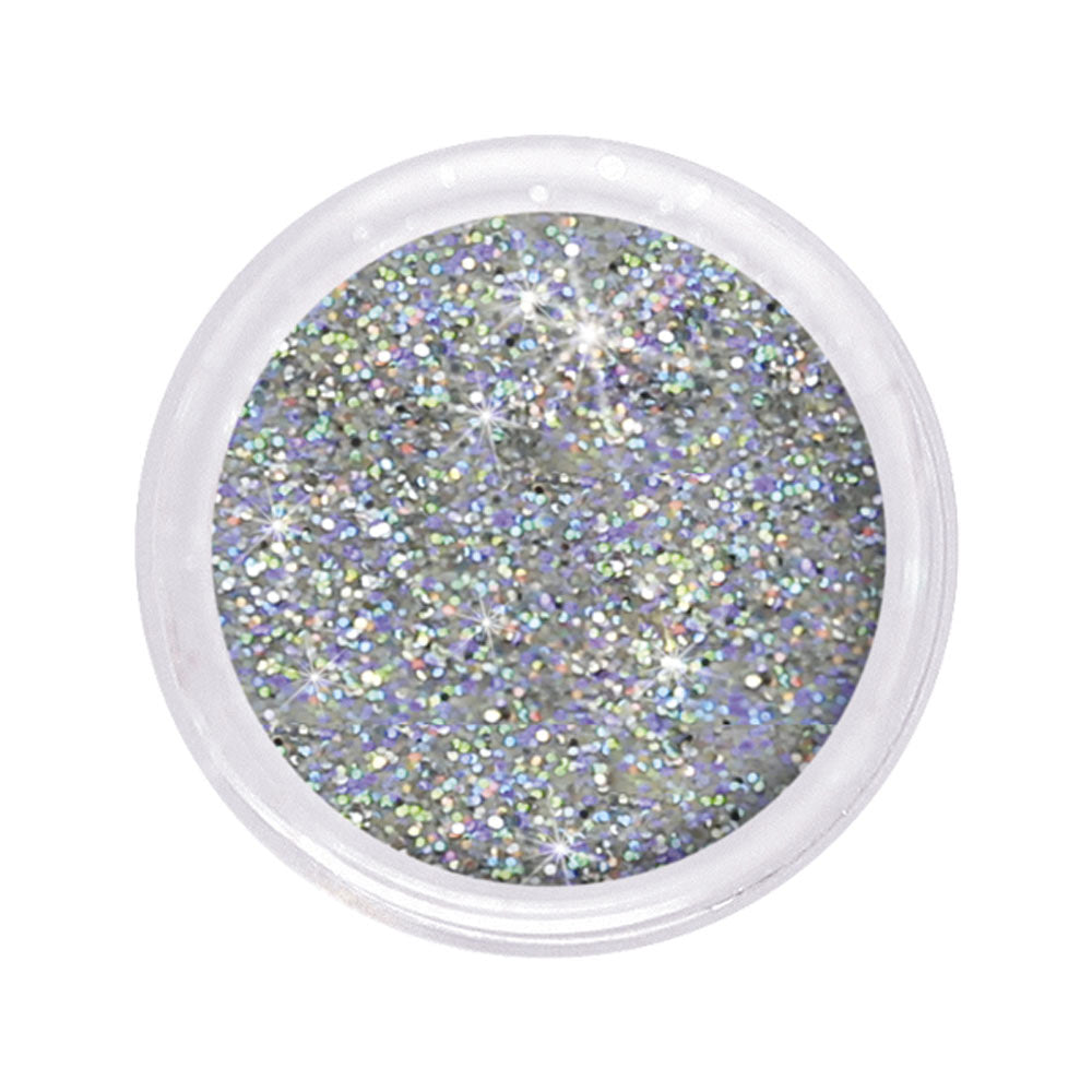 dazzling glitter 0,6 mm, multi silver #110, 6gr. Art.8818-110