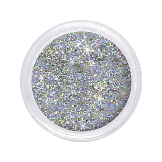 glitter abbaglianti 0,6 mm, multi argento #110, 6gr. Art.8818-110