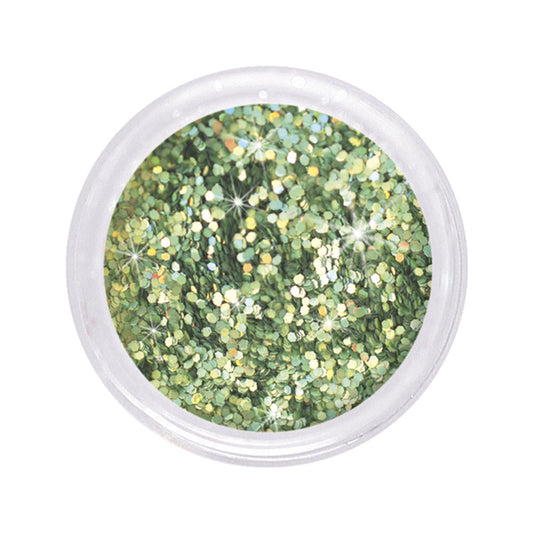 dazzling glitter 0,6 mm, frog green #112, 6gr. Art.8818-112