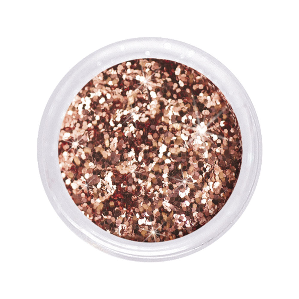 glitter abbaglianti 0,6 mm, palato rame #113, 6gr. Art.8818-113