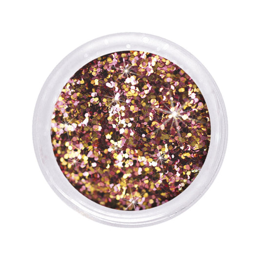 dazzling glitter 0,6 mm, golden girl #115, 6gr. Art.8818-115